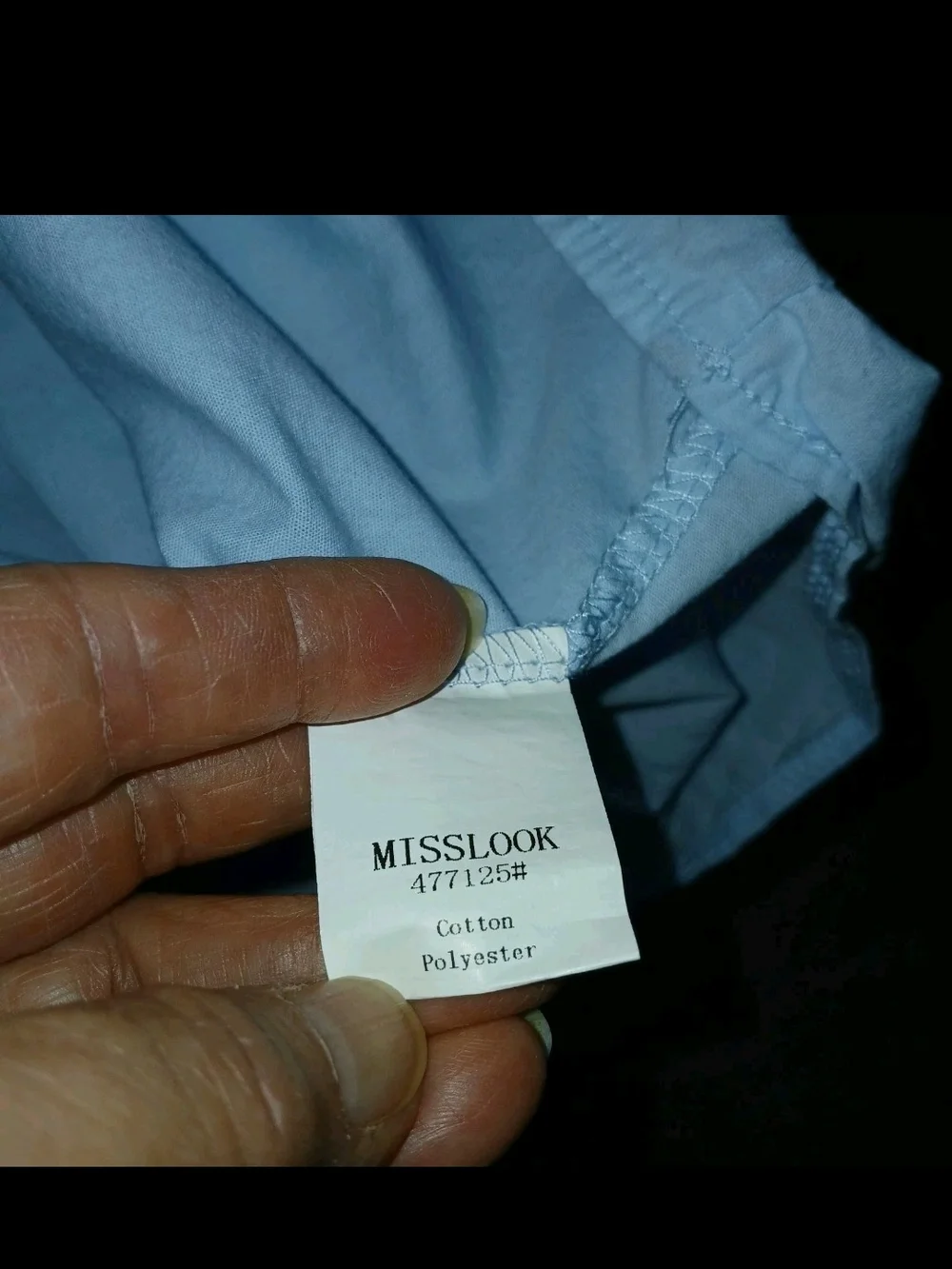 Misslook Brand Light Blue Long Sleeve Tiered Maxi Dress Sz Med. Versatile Gown